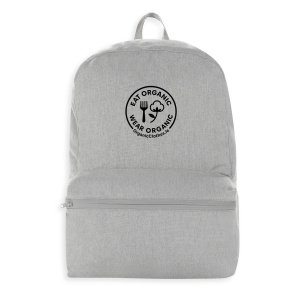 'Eat Organic Wear Organic' - Recycled Cotton Backpack