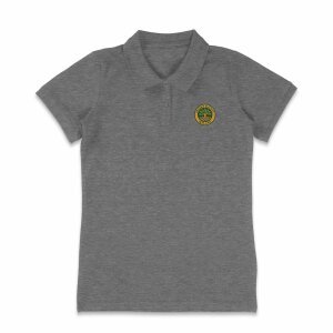 'Organic Badge' Lightweight Polo Shirt Women's