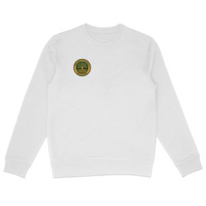 'Organic Badge' Lightweight Sweatshirt Unisex