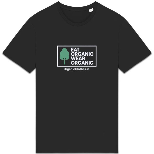 'Eat Organic Wear Organic' - Organic Cotton Heavyweight T-shirt Unisex