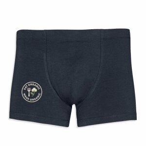 'Eat Organic Wear Organic' - Organic Cotton Boxers Men's