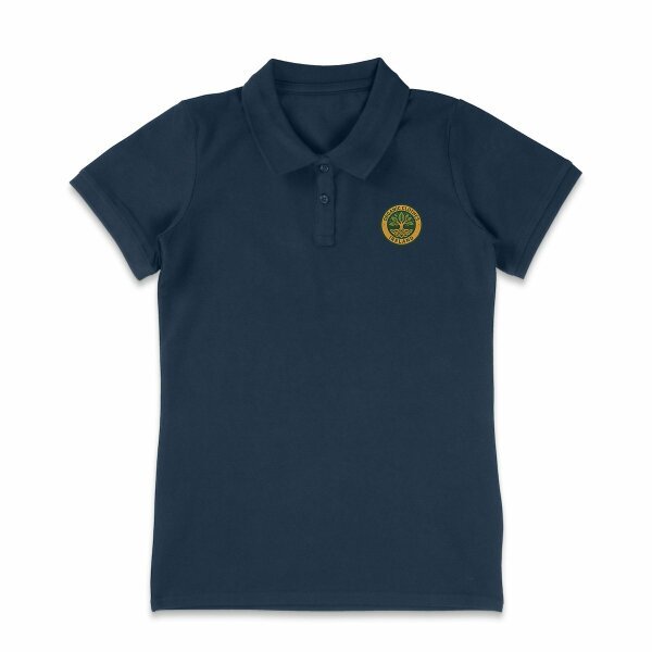 'Organic Badge' Lightweight Polo Shirt Women's