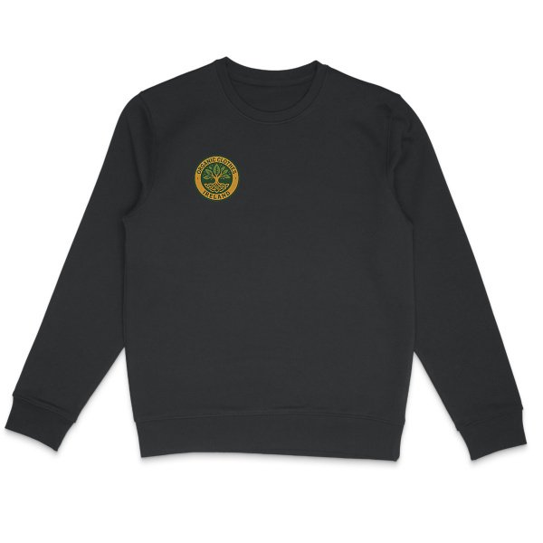 'Organic Badge' Lightweight Sweatshirt Unisex