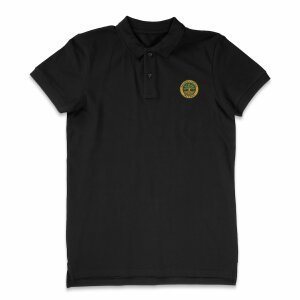 'Organic Badge' Lightweight Polo Shirt Men's