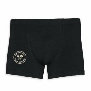 'Eat Organic Wear Organic' - Organic Cotton Boxers Men's