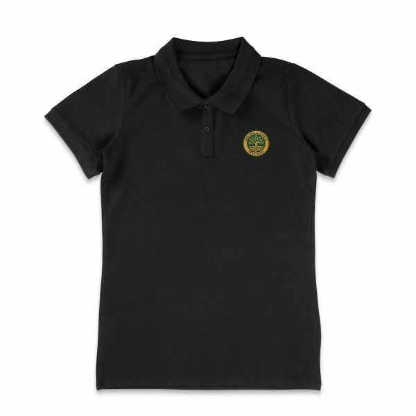 'Organic Badge' Lightweight Polo Shirt Women's