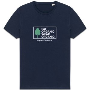 'Eat Organic Wear Organic' - Organic Cotton Heavyweight T-shirt Unisex