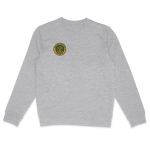 'Organic Badge' Lightweight Sweatshirt Unisex