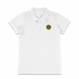 'Organic Badge' Lightweight Polo Shirt Women's