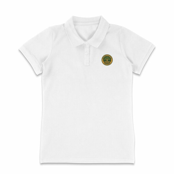 'Organic Badge' Lightweight Polo Shirt Women's