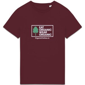 'Eat Organic Wear Organic' - Organic Cotton Heavyweight T-shirt Unisex