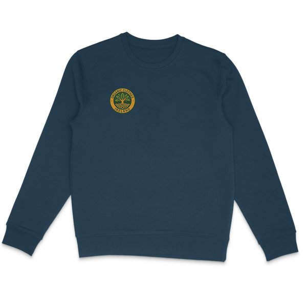 'Organic Badge' Lightweight Sweatshirt Unisex