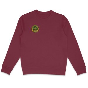 'Organic Badge' Lightweight Sweatshirt Unisex