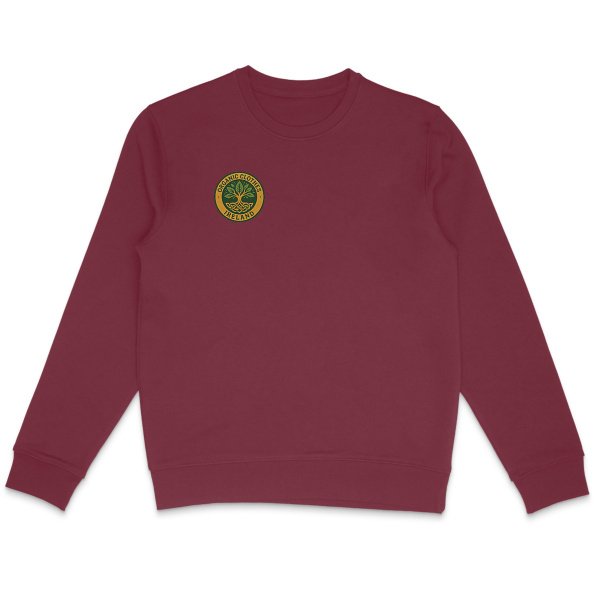 'Organic Badge' Lightweight Sweatshirt Unisex