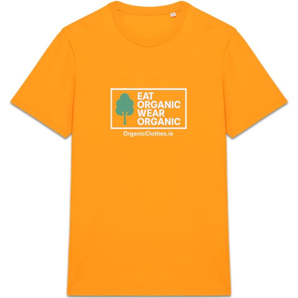 'Eat Organic Wear Organic' - Organic Cotton Heavyweight T-shirt Unisex