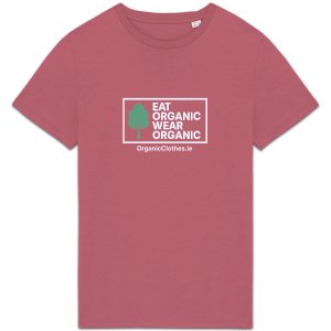 'Eat Organic Wear Organic' - Organic Cotton Heavyweight T-shirt Unisex
