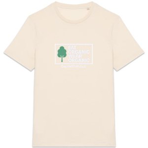 'Eat Organic Wear Organic' - Organic Cotton Heavyweight T-shirt Unisex