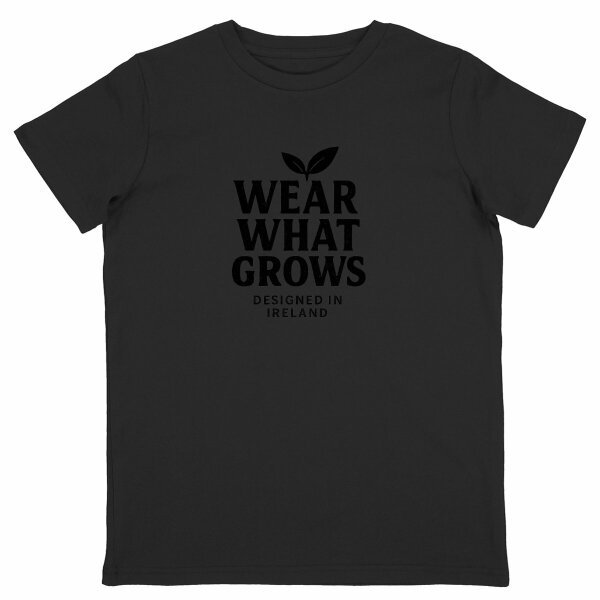 'Wear What Grows' - Organic (IC) Cotton Lightweight T-shirt Kids