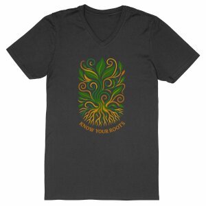 'Know Your Roots' V-Neck T-Shirt Men's