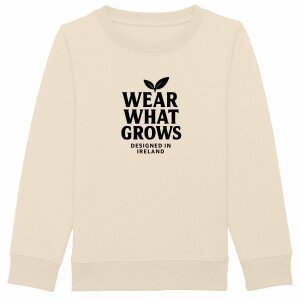 'Wear What Grows' - Organic Cotton Heavyweight Sweater Kids
