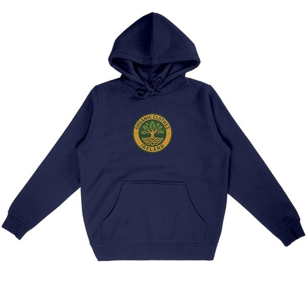 'Organic Badge' Lightweight Hoodie Unisex