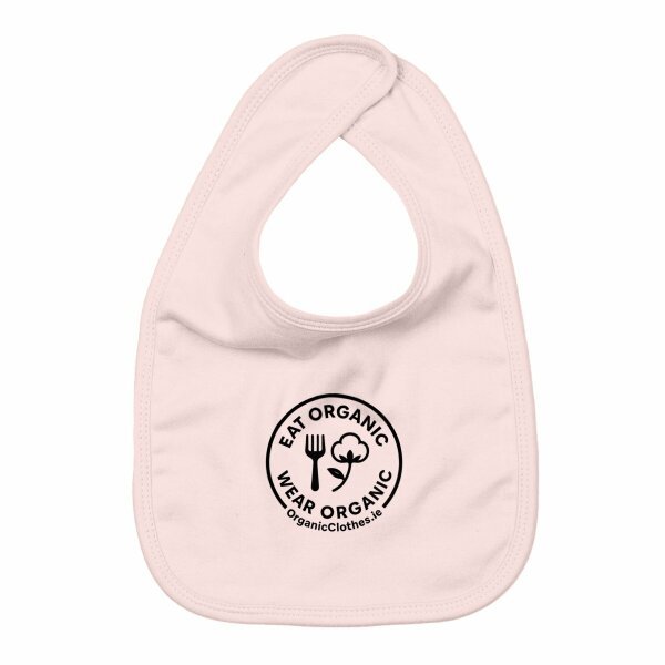 'Eat Organic Wear Organic' - Organic Cotton Baby Bib