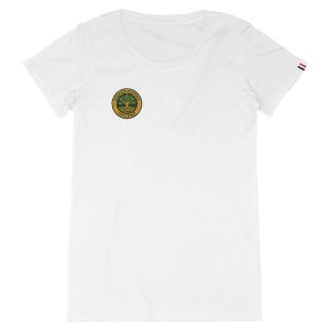 'Organic Badge' French Cotton T-Shirt Women's