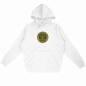 'Organic Badge' Lightweight Hoodie Unisex
