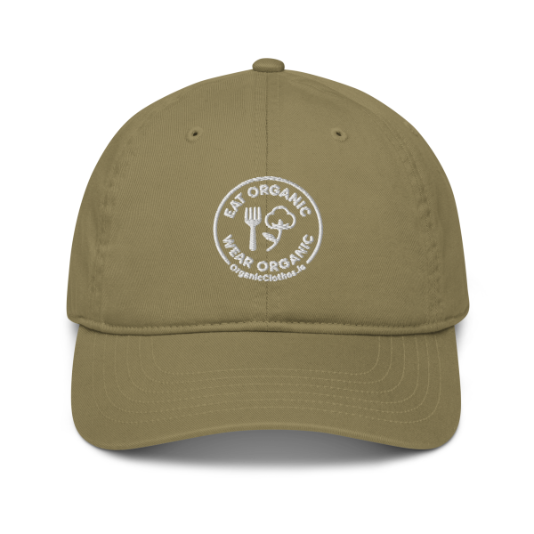 'Eat Organic Wear Organic' - Organic Denim Baseball Cap