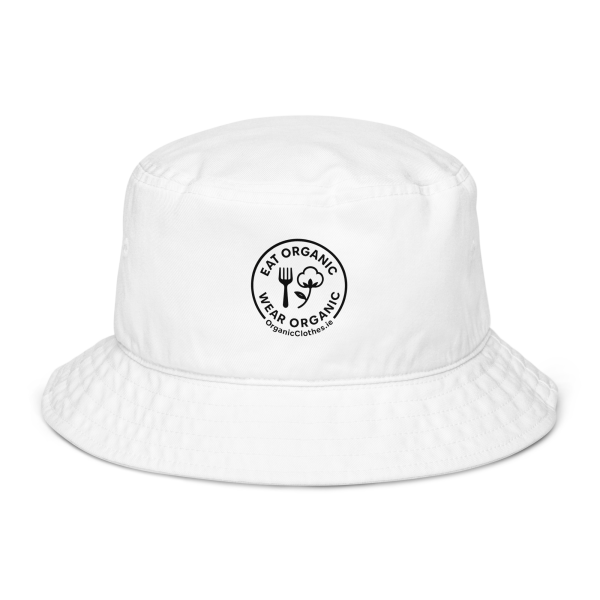 'Eat Organic Wear Organic' - Organic Cotton Bucket Hat