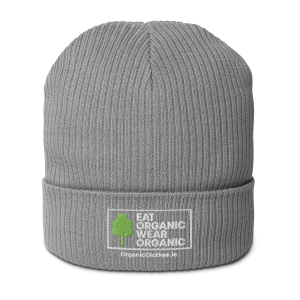 'Eat Organic Wear Organic' - Organic Cotton Beanie