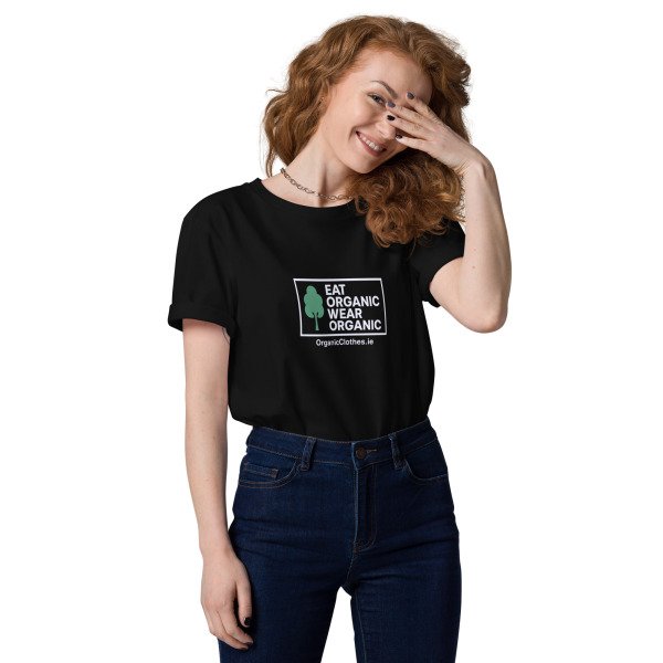 'Eat Organic Wear Organic' - Organic Cotton T-Shirt Unisex - Image 2