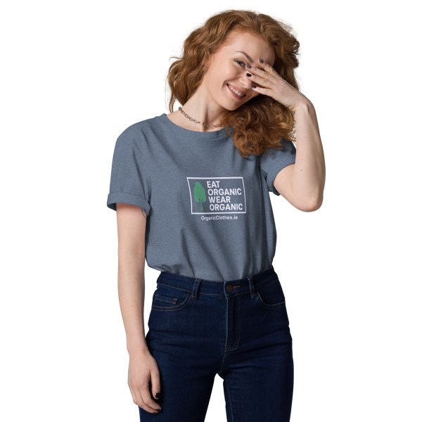 'Eat Organic Wear Organic' - Organic Cotton T-Shirt Unisex - Image 9