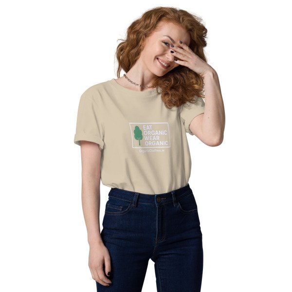 'Eat Organic Wear Organic' - Organic Cotton T-Shirt Unisex - Image 11