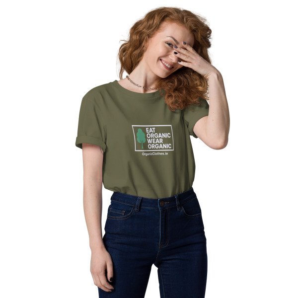 'Eat Organic Wear Organic' - Organic Cotton T-Shirt Unisex - Image 8