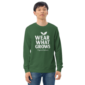 'Wear What Grows' - Organic Cotton Sweatshirt Unisex
