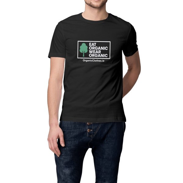 'Eat Organic Wear Organic' - Organic Cotton Heavyweight T-shirt Unisex