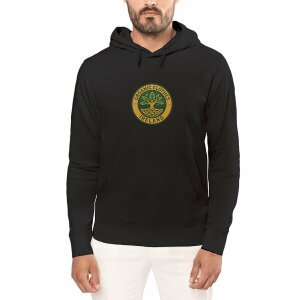 'Organic Badge' Lightweight Hoodie Unisex
