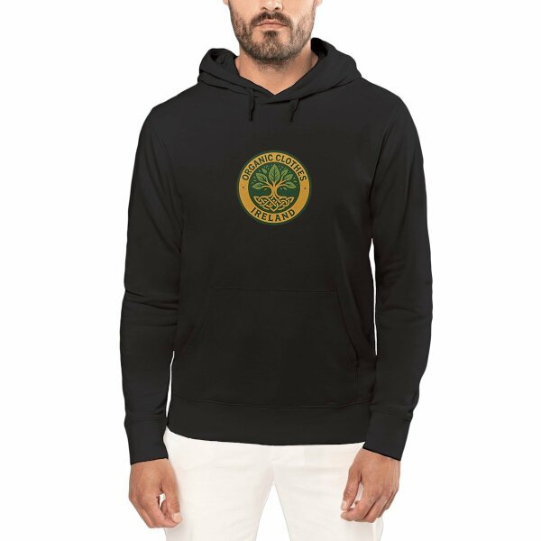 'Organic Badge' Lightweight Hoodie Unisex