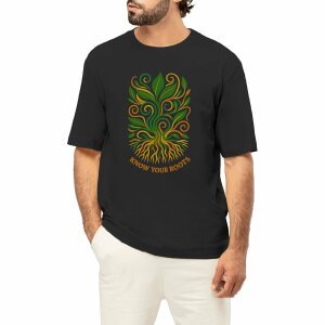 'Know Your Roots' Oversized T-Shirt Men's
