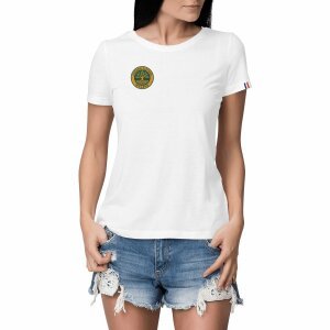 'Organic Badge' French Cotton T-Shirt Women's