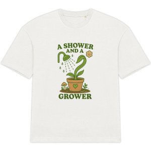 'Grower & A Shower' Oversized T-Shirt Unisex