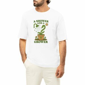 'Grower & A Shower' Oversized T-Shirt Unisex